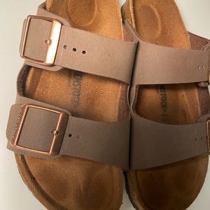 Birkenstock Arizona Kids 2 Strap Sandal in Mocha